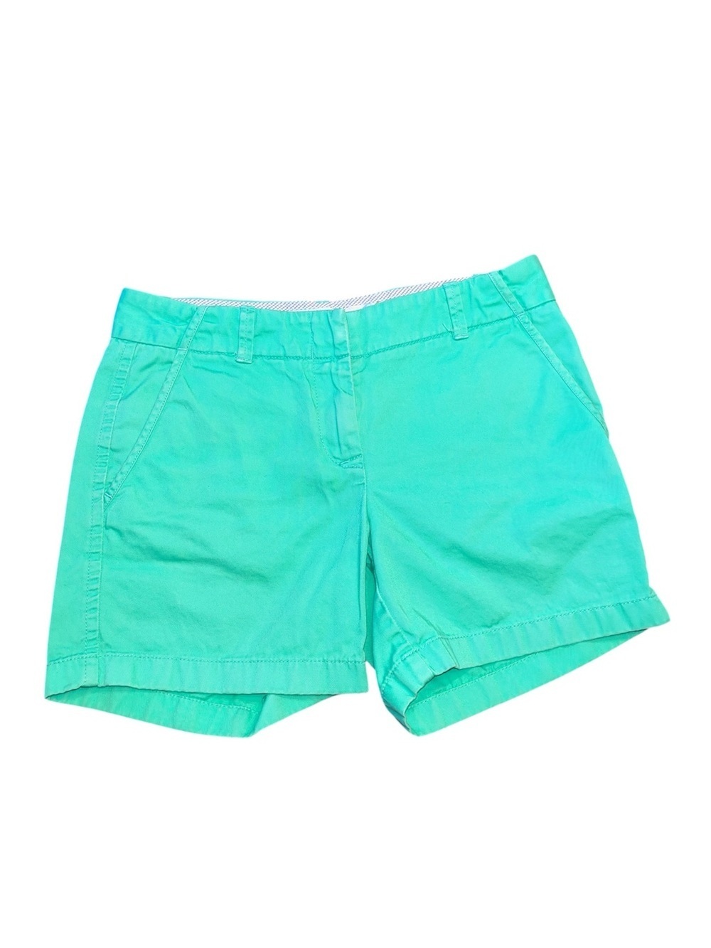 J. Crew City Fit 100% Cotton Chino Bermuda Shorts Size 2